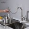 Kibi Circular Single Handle Pull Down Kitchen & Bar Sink Faucet with Soap Dispenser C-KKF2011BN-KSD100BN - alternate 5